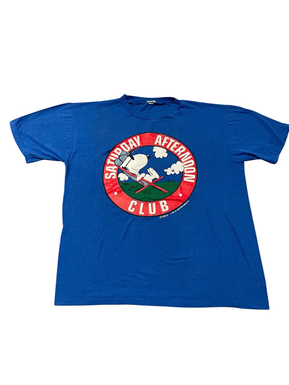 Vintage 80s Snoopy Saturday Afternoon Club T-Shirt